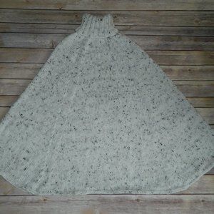Hand Knit Cowl Poncho / Cape  Size Wms S - M